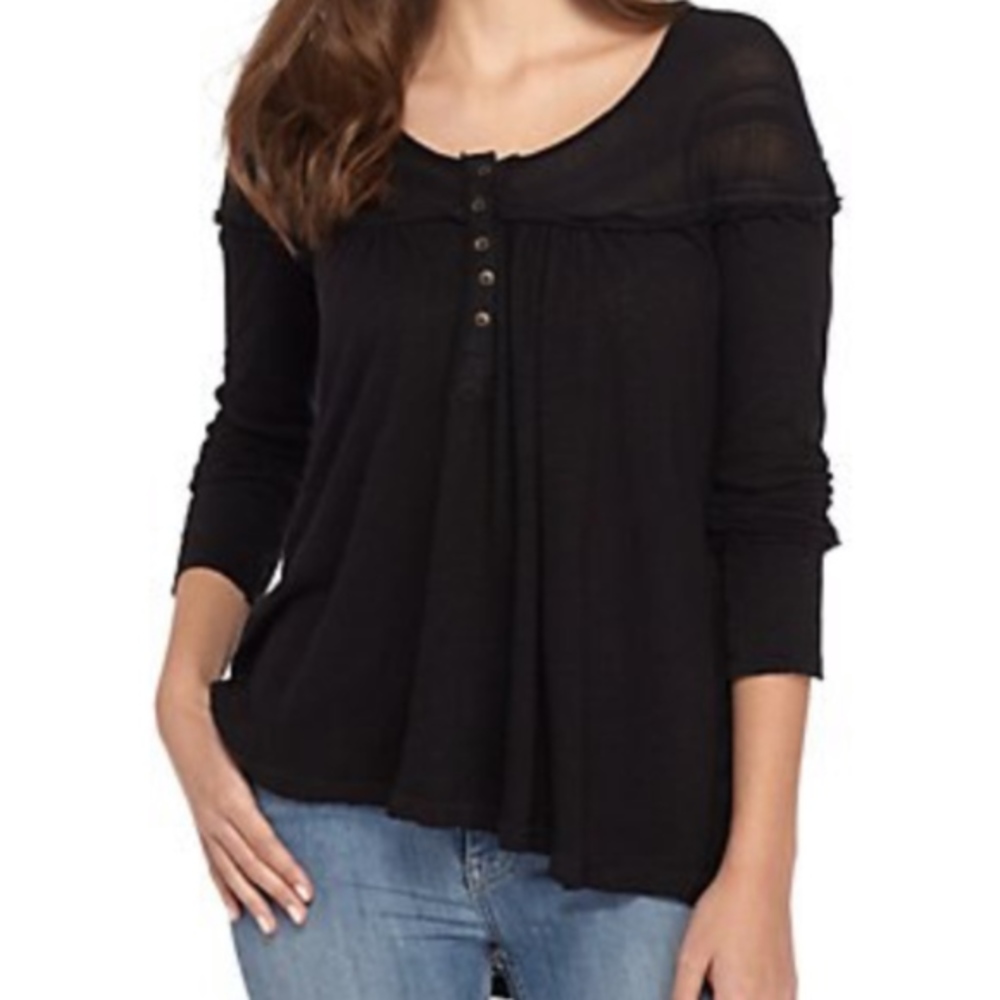 Free People Down Under Henley Top